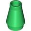 Набор LEGO Cone 1 x 1 [No Top Groove], Зеленый