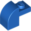 Набор LEGO Brick Curved 1 x 2 x 1 1/3 with Curved Top, Голубой