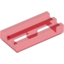 Набор LEGO Tile Special 1 x 2 Grille with Bottom Groove, Прозрачный красный