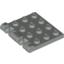 Набор LEGO Hinge Plate 3 x 4 Locking Dual 2 Finger, Светло-серый