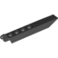 Набор LEGO Hinge Plate 1 x 8 with Angled Side Extensions, Rounded Plate Underside, Черный