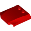 Набор LEGO Wedge 4 x 4 x 2/3 Triple Curved, Красный
