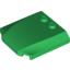 Набор LEGO Wedge 4 x 4 x 2/3 Triple Curved, Зеленый