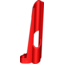 Набор LEGO Technic Fairing # 8 Small Long, Large Hole, Side B, Красный