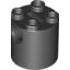 Набор LEGO Brick, Round 2 x 2 x 2 Robot Body [Undetermined Bottom Type], Черный