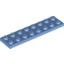 Набор LEGO Plate 2 x 8, Medium Blue