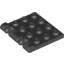 Набор LEGO Hinge Plate 3 x 4 Locking Dual 2 Finger, Черный