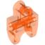 Набор LEGO Technic Axle Connector 2 x 3 with Ball Socket, Open Sides, Trans-Neon Orange