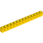 Набор LEGO Technic Brick 1 x 14 [13 Holes], Желтый