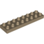 Набор LEGO Plate 2 x 8, Dark Tan