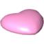 Набор LEGO Clikits Icon - Large Heart with Pin, Ярко-розовый