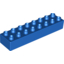 Набор LEGO Brick 2 x 8, Голубой
