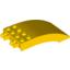 Набор LEGO Windscreen 8 x 4 x 2 Curved [2 Dual-Fingered Click Hinges], Желтый