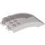Набор LEGO Windscreen 8 x 4 x 2 Curved [2 Dual-Fingered Click Hinges], Прозрачный черный