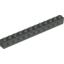 Набор LEGO Technic Brick 1 x 12 with Holes, Темно-серый