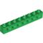 Набор LEGO Technic Brick 1 x 8 [7 Holes], Зеленый