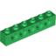 Набор LEGO Technic Brick 1 x 6 [5 Holes], Зеленый