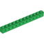 Набор LEGO Technic Brick 1 x 12 with Holes, Зеленый