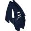 Набор LEGO Bionicle Mask Kraahkan, 6 hole chin, Черный