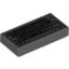 Набор LEGO Tile 1 x 2 with Computer Keyboard Standard Print, Темно-серый