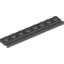 Набор LEGO Plate Special 1 x 8 with Door Rail, Темно-серый