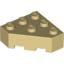 Набор LEGO Wedge 3 x 3 Cut Corner, Tan