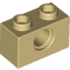 Набор LEGO Technic Brick 1 x 2 [1 Hole], Tan