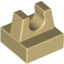 Набор LEGO Tile Special 1 x 1 with Clip and Straight Tips, Tan