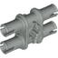 Набор LEGO Technic Pin Double with Axle Hole, Светло-серый