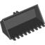 Набор LEGO Vehicle Digger Bucket 9 Teeth 4 x 8 with Locking 2 Finger Hinge, Черный