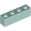 Набор LEGO Brick 1 x 4, Морской волны