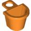 Набор LEGO Minifig Basket [D Style with Neck Bracket], Оранжевый