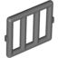Набор LEGO Bar 1 x 4 x 3 Window [Side Tabs], Темный сине-серый