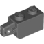 Набор LEGO Hinge Brick 1 x 2 Locking with 1 Finger Vertical End, Темный сине-серый