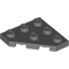 Набор LEGO Wedge Plate 3 x 3 Cut Corner, Темный сине-серый