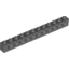 Набор LEGO Technic Brick 1 x 12 with Holes, Темный сине-серый