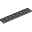 Набор LEGO Plate Special 1 x 8 with Door Rail, Темный сине-серый