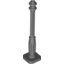 Набор LEGO Lamp Post 2 x 2 x 7 with 6 Base Flutes, Темный сине-серый