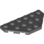 Набор LEGO Wedge Plate 3 x 6 Cut Corners, Темный сине-серый