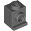 Набор LEGO Brick Special 1 x 1 with Headlight and No Slot, Темный сине-серый