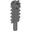 Набор LEGO Minifig Chainsaw Blade, Темный сине-серый