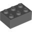 Набор LEGO Brick 2 x 3, Темный сине-серый