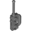Набор LEGO Minifig Radio [Extended Handle, Compact Speaker Grille], Темный сине-серый