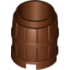 Набор LEGO Container - Barrel 2 x 2 x 2, Красно-коричневый