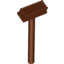Набор LEGO Minifig Broom, Красно-коричневый