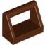 Набор LEGO Tile Special 1 x 2 with Handle, Красно-коричневый