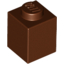 Набор LEGO Brick 1 x 1, Красно-коричневый