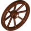 Набор LEGO Wheel Wagon Large (33mm D.), hole type undetermined, Красно-коричневый