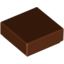Набор LEGO Tile 1 x 1 with Groove, Красно-коричневый