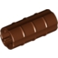 Набор LEGO Technic Axle Connector Ridged [with x Hole x Orientation], Красно-коричневый